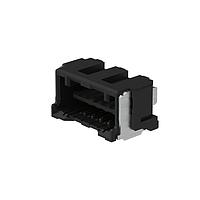 Molex 213226-0631 Receptacle CLIK-Mate1.5mm SR RA SMT AU 0.38 6Ckt BLK