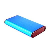Hammond Manufacturing 1455B1202BU PC Board Alum w/Plastic Ends 4.72x2.82x.75" Blue