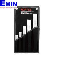 TOPTUL GPAQ0504 Ribbed Flat Chisel Set (5 PCS)
