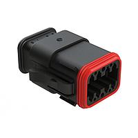 Amphenol SINE Systems AT06-08SB-SRBK Connectors 8 Pin Recept. Key Positn B w/ Strn Rlf