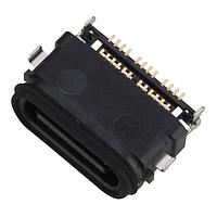 Amphenol Commercial Products 124019322112A USB Type C Connectors USB Type C RCPT SMT Mid mnt dualrow IPX4