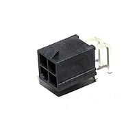 Molex 46991-4004 Shrouded Mini-Fit Jr LCP RA Hdr NoPeg 4ckt Tin