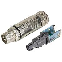 HARTING 20820062001 Straight PRELINK M12-X CBL JCK 8-POLE CAT.6A