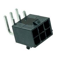 Molex 43270-0003 Power HEADER R/A 6P mounting prongs