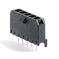 Molex 43650-0517 Shrouded MicroFit 3.0 SR V TH Peg 30Au 5Ckt