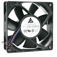 Delta Electronics, Inc. AFB1212HJ-00 DC Fans DC Axial Fan, 120x120x38mm, 12VDC, 119.2CFM, 8.4W, 0.476"H2O, 4x Wire, Tach/PWM