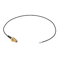 Molex 73230-6160 RF Cable Assemblies SMA Bulkhead Jack-to-I-PEX MHF 4L LK Plug, 1.37mm Cable Diameter, 305.00mm Cable Length, 50 Ohms