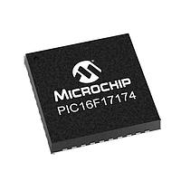Microchip Technology PIC16F17174-I/MP Microcontrollers 7KB Flash, 512B RAM, 128B EEPROM, 12b Diff. ADCC, 1xOP-AMP, 2x16-bit dual PWM