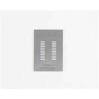 Chip Quik PA0009-S Sockets & Adapters SOIC-24 Stainless Steel Stencil