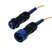 Bulgin PXF4054BAF Fiber Optic Cable Assemblies Flex to inline fiber conn 150M OM1
