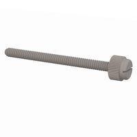 Essentra Components 090632175TEG Knurled Screw Slotted Thumb Screw, #6-32 Thread, 1 3/4 Lg