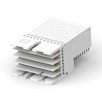 AMP Connectors - TE Connectivity 2042162-1 Headers Z-PACK SLIM UHD COMM SPD 12C 8R R/A PLUG