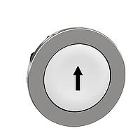 SCHNEIDER ZB4FA334 Button FLUSH WH CAPS PB HEAD BK MARKED ARROW