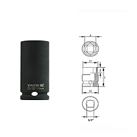Yato YT-1037 Hexagonal deep impact socket 1/2" (17mm)