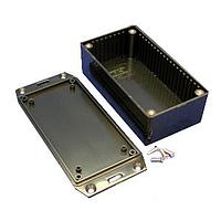 Hammond Manufacturing 1591CFLBK Flanged Enclosure FR ABS w/Flanged Lid 4.7x2.6x1.4" Black