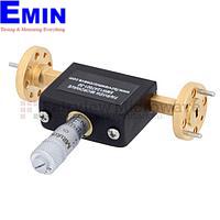 Fairview SMW12AT001-30 WR-12 Waveguide Continuously Variable Attenuator With Dial 0 to 30 dB Operating from 60 GHz to 90 GHz, UG-387/U Round Cover Flange