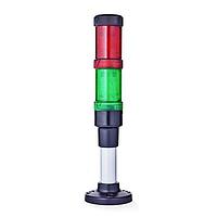 Auer Signal ECO40-Q02 Tower Lights ECO40 modular Signal tower   40mm 24 V AC/DC red/green, black