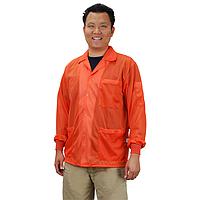 Desco 73916 Jacket with Knitted Cuff (Orange, 3X-Large)