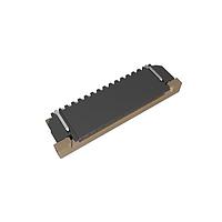 Amphenol FCI SFW14R-4STE1LF Board Mount 1.00mm Flex Connector, SFW-R series, 14 Position, Top side Contact, Side Entry Surface Mount ZIF Connector, Lead Free, with Cable Lock.