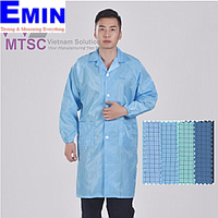 ANTISTAT ESDsmock-C long-type smocks (kẻ caro)