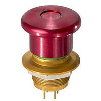 APEM ES2P41653 Safety Switches DPDT NC-NON 24V 1A ILLUM Green IP65