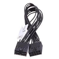 Molex 219658-1102 Rectangular Cable Assemblies Female-Female (OTS) Cbl Assy Dual Row 150mm Tin Plating 10 Ckt Blk