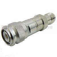 Fairview SA3T-03  3 dB Fixed Attenuator TNC Male To TNC Female Up To 3 GHz Rated To 1 Watt With Brass Tri-Metal Body