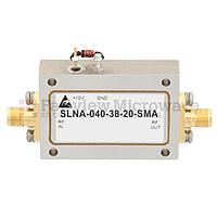 Fairview SLNA-040-38-20-SMA 2 dB NF Low Noise Amplifier Operating From 2 GHz to 4 GHz with 38 dB Gain, 13 dBm Psat and SMA