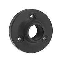 Banner Engineering SA-F12-3 Mounting Hardware Accessory: Mounting Base 70 mm diameter- 3 Mounting Holes; Material: Black Polycarbonate; 1/2 in NPSM/DN15 pipe; Mounting hardware included