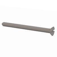 Essentra Components 020440A137 Slotted Countersunk 82 Slotted CSK Screw, #4-40 Thread, 1 3/8 Lg