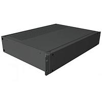Hammond Manufacturing RMCV190313BK1 Instrument Rackmount Chassis 3.5x17x13" Vented
