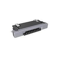 Amphenol FCI SFV10R-3STE1HLF Board Mount 0.50mm Flex Connector, SFV-R Series, 10 Position, Bottom Side Contact, Side Entry Surface Mount ZIF Connector, Halogen Free, Lead Free with Cable-Lock