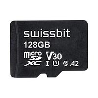 Swissbit SFSD128GN1AM1TB-E-WK-21P-STD MicroSD Cards Industrial microSD Card, S-56u, 128 GB, 3D PSLC Flash, -25C to +85C