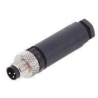 Molex 1200910023 Straight FA M8 3P MA STR SCR UNSH