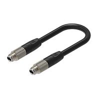 Lumberg Automation RSMGVS-8M-RSMGVS-8M-999/40 M Double Ended Cordset SPE RSMGVS-8M RSMGVS-8M 40 M Cordset with STL-999, PVC, AWG 22/7, 20 MHz, 10 Mbps SPE cable