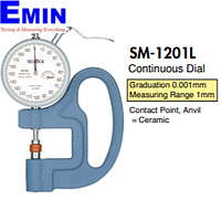 TECLOCK SM-1201L Dial Thickness Gauge (1mm / 0.001mm)