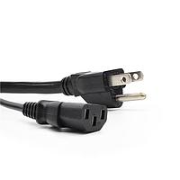 Io Audio Technologies 26151-100-03 AC Power Cords Power Cord, 16AWG, SJT, NEMA 5-15P to IEC 60320 C13, 13A, 10' Length, Gray