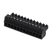 Molex 39510-0012 Plugs 3.81MM EURO PLUG RA RO PLUG RA BLK 12CKT