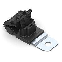HellermannTyton 151-01917 Ratchet Clamp Ratchet P-Clamp, 0.24 - 0.54" Bundle Dia, 180 Medium, 0.41" Hole Dia, PA66HIRHSUV/SS304, Black, 200/ctn