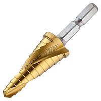 TOP Kogyo ESD-616SG Hexagonal shank spiral step drill (titanium coated) (73mm)