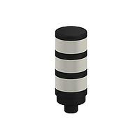 Banner Engineering TL70B-GYRQ Modular Tower Light TL70 Basic Tower Light; Black Housing: 3-Color Indicator; Voltage: 12-30 V dc; Environmental Rating: IP65; Input: Bimodal; Colors: Green Yellow Red; 5-pin M12 Integral QD