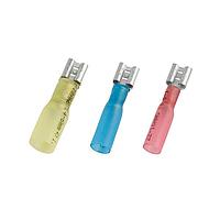 KS Terminals FDHD5-250 Double Crimp Heat Shrink, Female Double Crimp, 12-10 AWG, .032 x .250