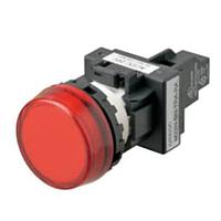Omron Automation and Safety M22N-BP-TRA-RC-P Indicators Red IND Projected 6V PushIn