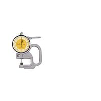 Asimeto 491-01-0 Dial Thickness Gauges