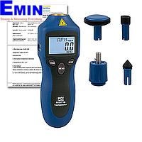 PCE DT 65-ICA Tachometer (99999 rpm, Incl. ISO Calibration Certificate)