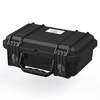 Serpac SE230PL,BK Cases Seahorse 230 Case Plastic Keyed Locks (No foam), 11.9 x 8.6 x 4.8" - Black