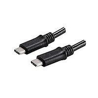 Same Sky (formerly CUI Devices) CBL-UC-UC-05BP USB 2.0 Cable, USB, 500 mm, Type C 2.0 to Type C 2.0, 28 AWG, PVC, Black