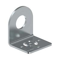 Banner Engineering SMBAMS30RA70 LED Mounting Hardware Bracket: 30 mm Right-Angle Material; 10 Gauge HRPO Deburred Clear Zinc Plated; Curved mounting slot for versatility and orientation