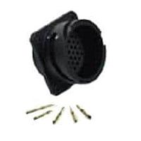 Amphenol Audio MP-4102-85P-C Connectors Panel recpt w/pins crimp combo w/cap