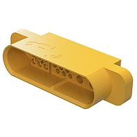 Amphenol Positronic GFSH435M1H/AA Connectors Mixed Density Power Connector,9 size 16 and 4 size 12 and 12 size 20 contacts,Pin (Male),Crimp (contacts ordered seperately)